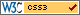 Icona di validit� del foglio di stile CSS usato, secondo le specifiche del W3C